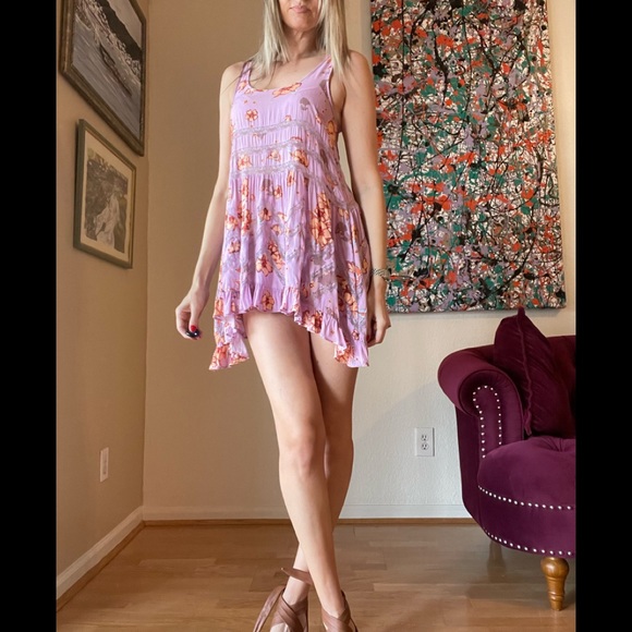 Free People Dresses & Skirts - Intimately Free People Lavender Boho Dress Tunic